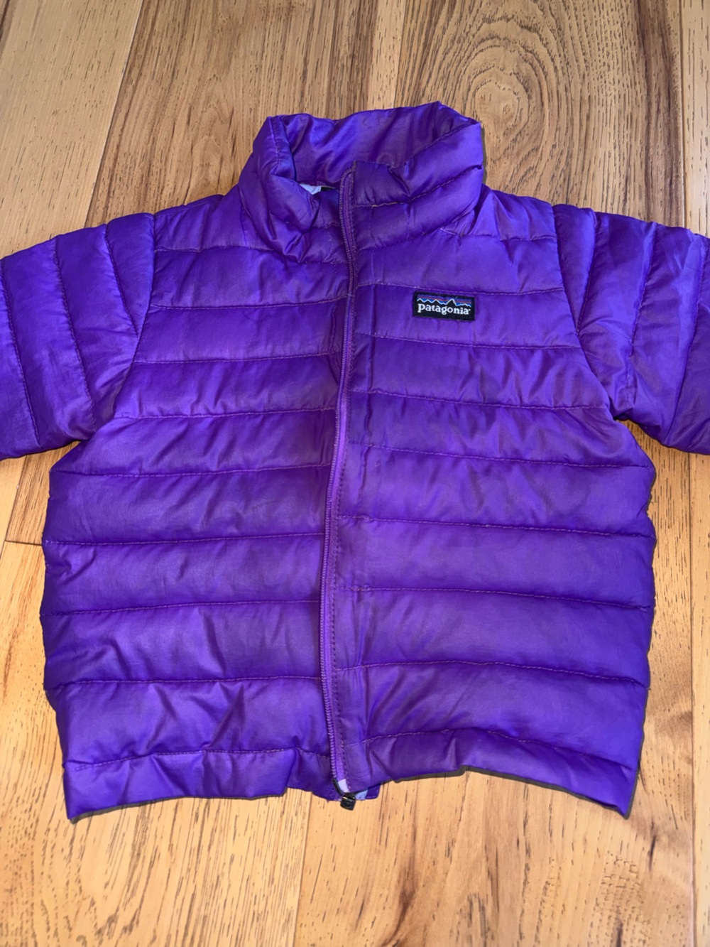 Patagonia Kids Purple Down Sweater Jacket